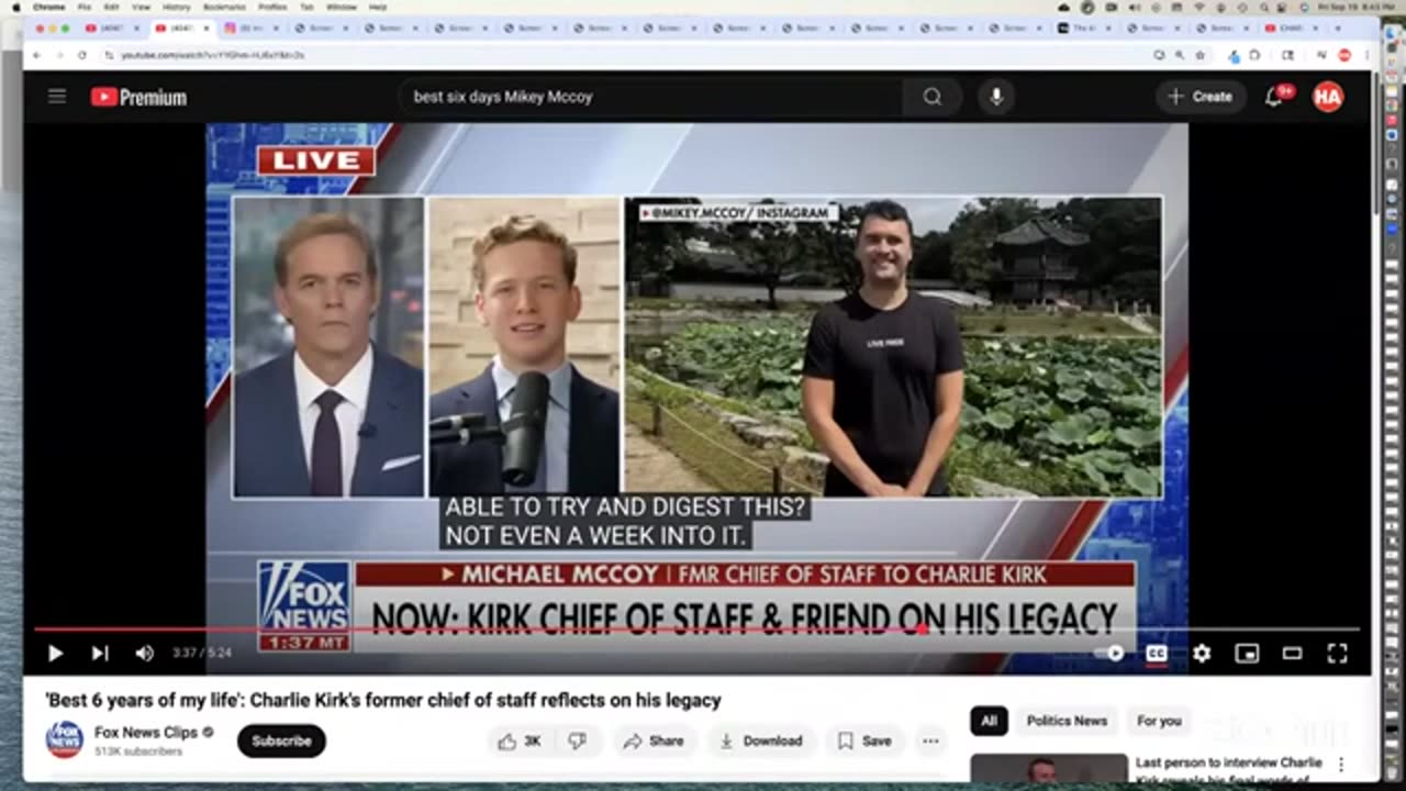 CHARLIE KIRK'S DEVASTATED CHIEF OF STAFF Says "BEST 6 YEARS OF MY LIFE"