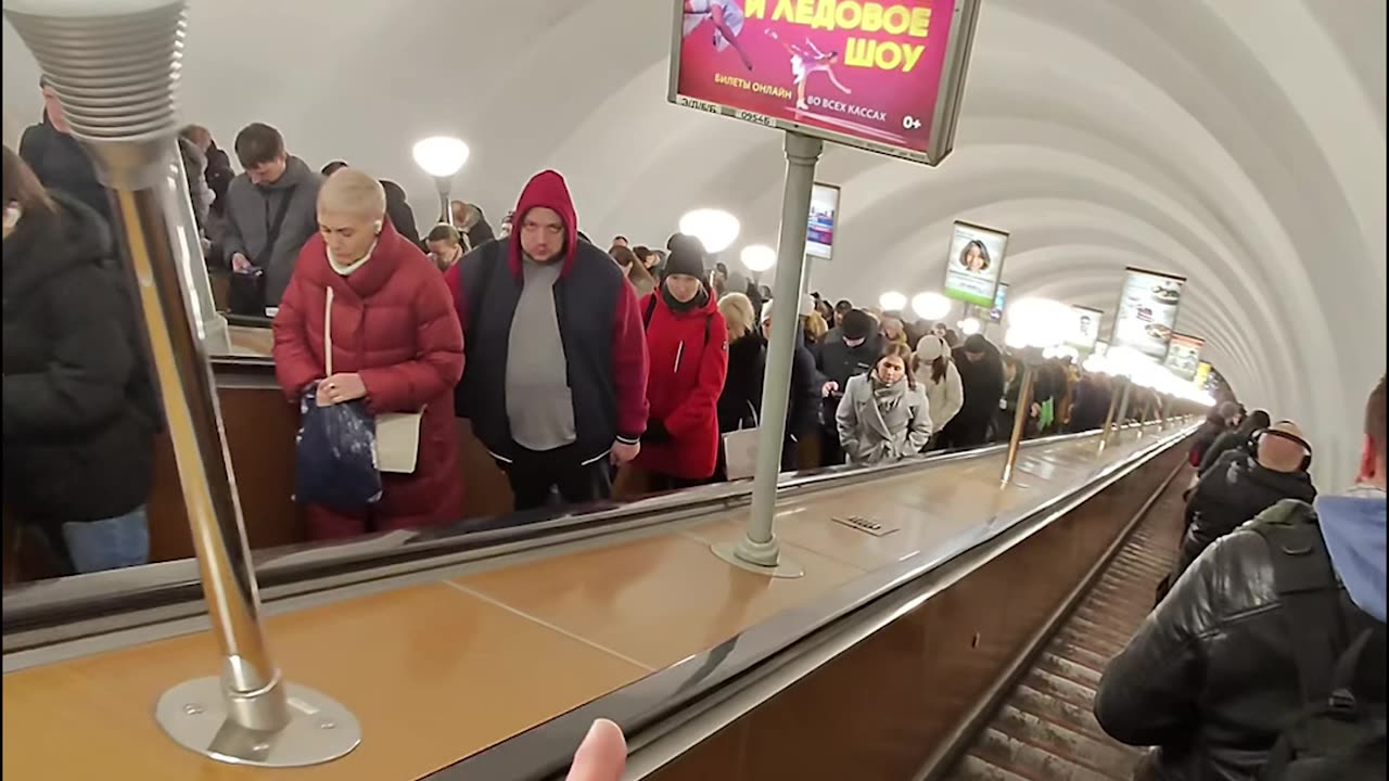 Playing Finger Pew Pew With Underground Passengers