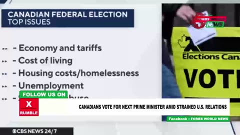 Canadian vote for next PM