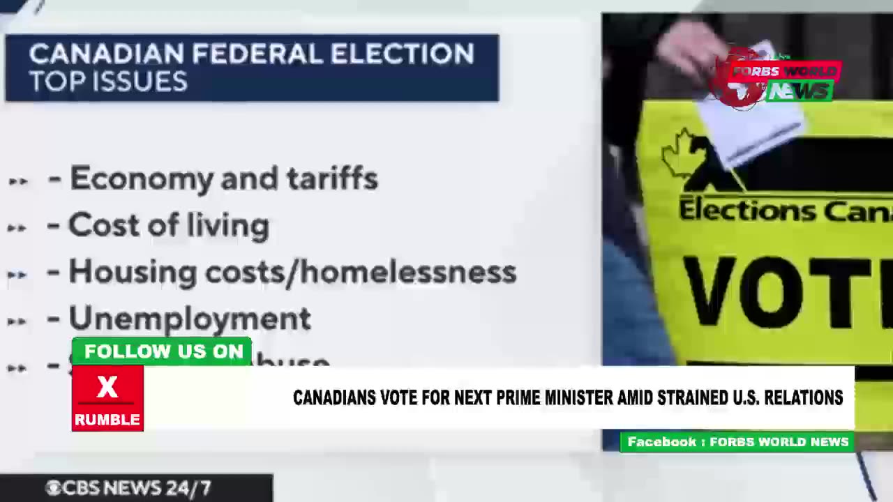 Canadian vote for next PM
