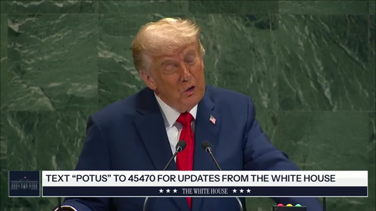 President Trump Delivers Remarks to the United Nations