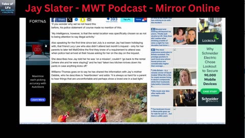 Jay Slater MWT podcast - Mail Online