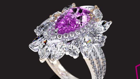 From Concept to Creation The Perfect Pink Pear Diamond Ring, #pixxup