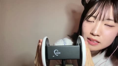 ASMR ear cleaning and massages with whispers