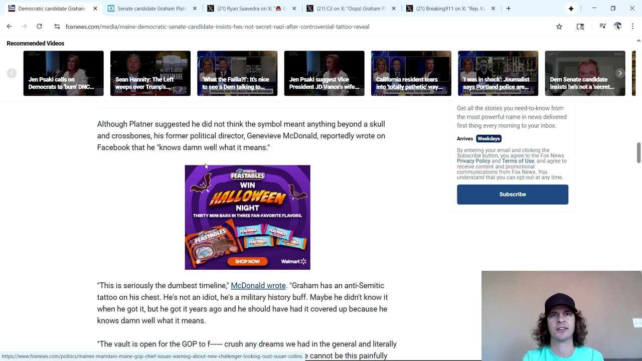 Leftists Defend Democrat Candidates Totenkopf (Nazi) Tattoo.