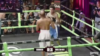 Charleston White boxing match against one of the Island boys