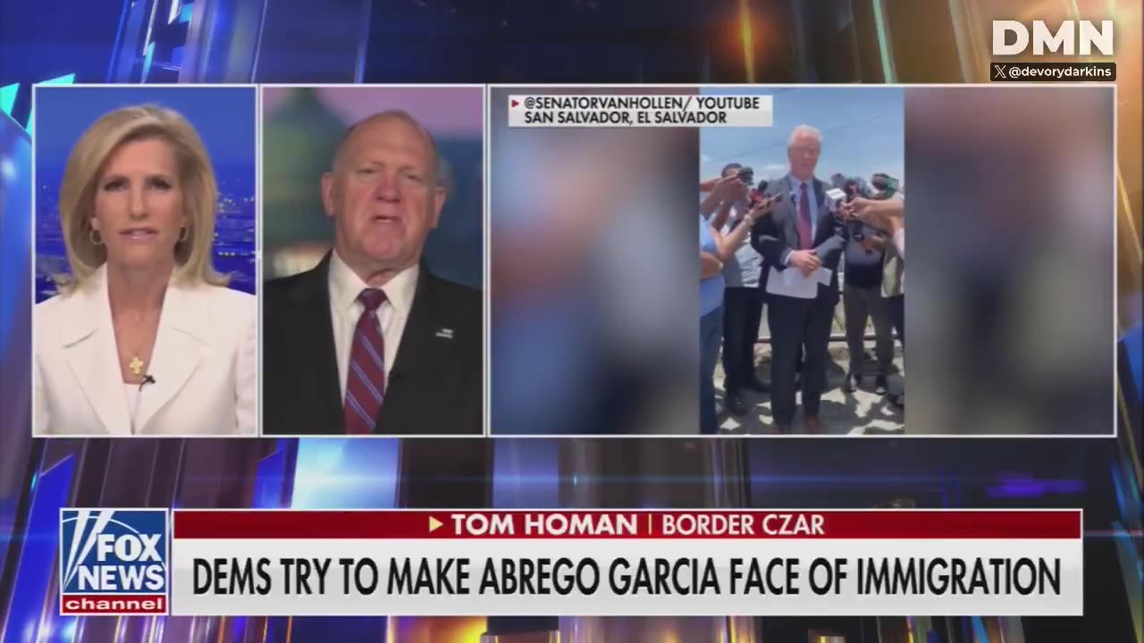 Border Czar Tom Homan CALLS OUT Senator Van Hollen
