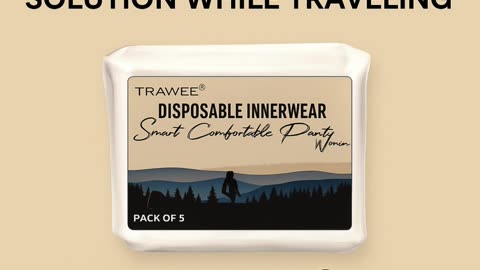 Trawee Disposable Panty | Smart Hygiene & Comfort for Women on Travel, Periods & Daily Use