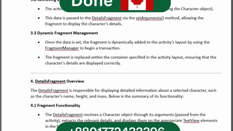 Client Work (𝐋𝐚𝐛 𝟕) | 𝐂𝐒𝐓𝟐𝟑𝟑𝟓 𝐋𝐚𝐛 𝟕 Report Mobile GUI | Star Wars Encyclopedia| Algonquin College
