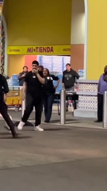 Security guard got fighting skills