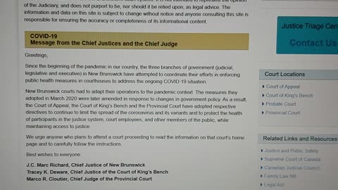 New Brunswick Courts System