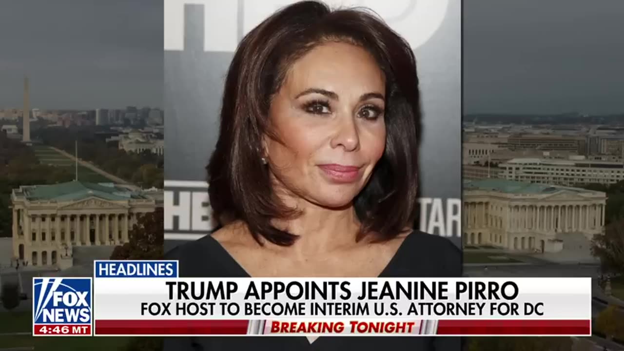 President Trump Appoints Judge Jeanine Pirro Interim US Attorney For DC