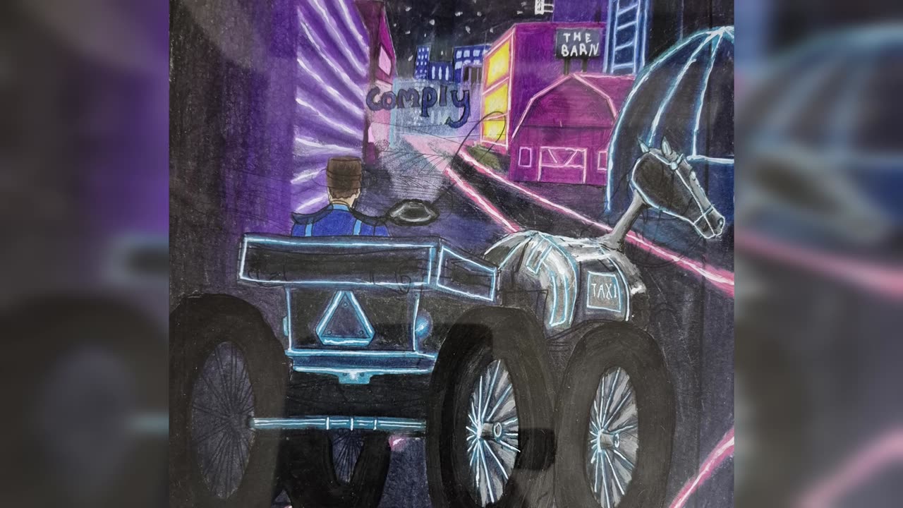 Art Challenge- Country to Cyberpunk????