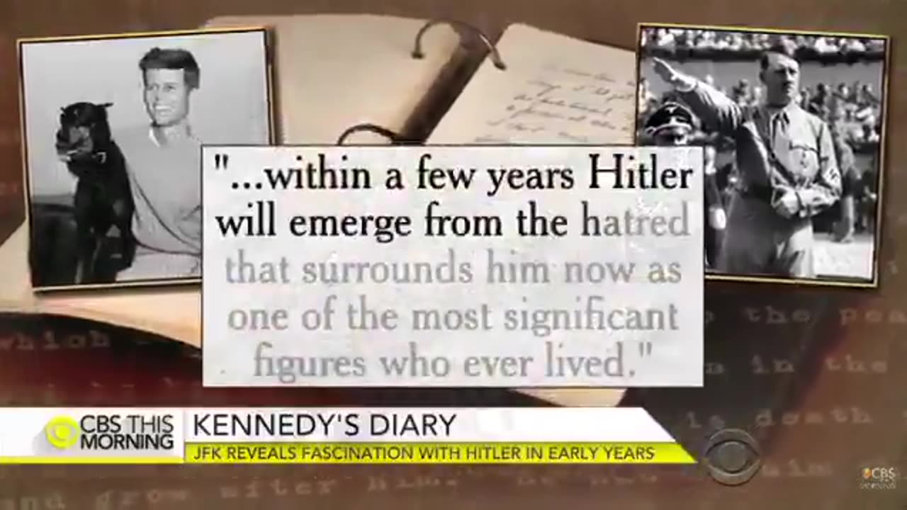 John F. Kennedy diary on Hitler