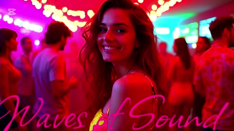 Electronic Music. Song Waves of Sound.