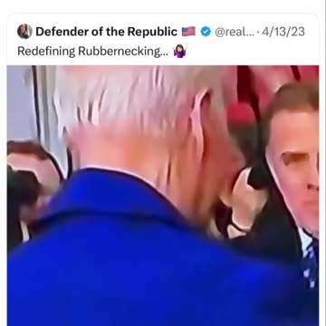 マスクをばらすバイデン😂