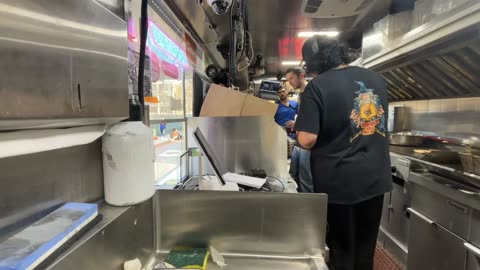 Putting fries in the bag with @Edboys