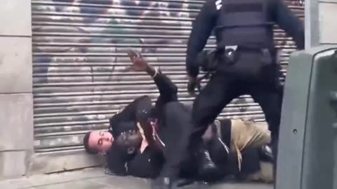 The Spanish police in Madrid are not joking.