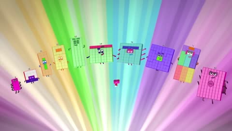 Reunión de los Superochos - Tabla del 8 - Numbersblocks