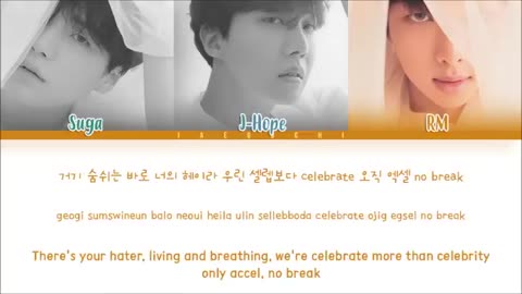 Amazing: BTS RM, SUGA, j-hope 'DDAENG (땡)' (Color Coded Lyrics)