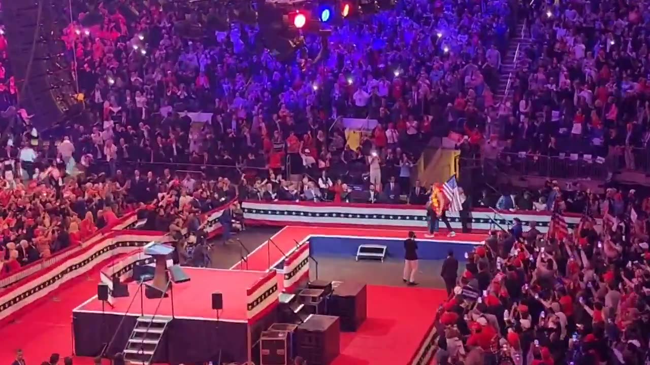 Hulk Hogan's intro at Trump's rally in MSG, October 2024. The place was electric.