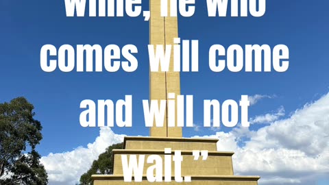 Jesus is coming back soon.