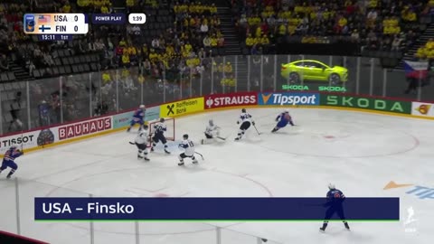 USA vs Finsko - čtvrtfinále MS 2025