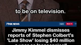 Jimmy Kimmel Calls Stephen Colbert $40M Loss Reports ‘Nonsensical’
