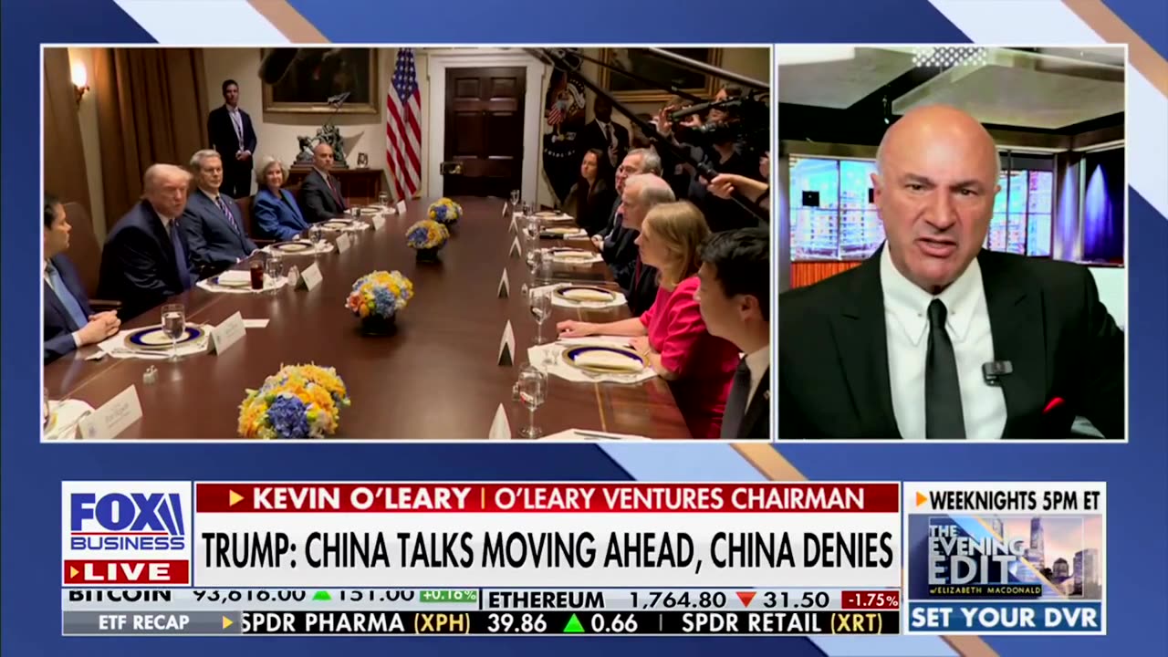 📌Kevin O’Leary: The US has Leverage to get China to back down on Tariffs