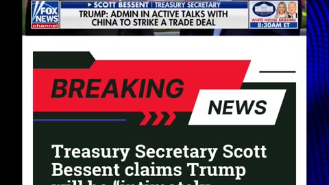 Treasury Secretary claims Trump will be intimately involved in major trade negotiations