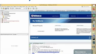 Student Work (Project) | PROG1400 Java Swing File Manager UI Output | Sheridan College