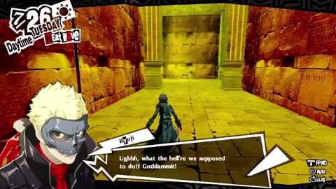 Persona 5 Royal NG+ Day 19. No mic. Not really feeling up for it. #NationalVideoGameDay