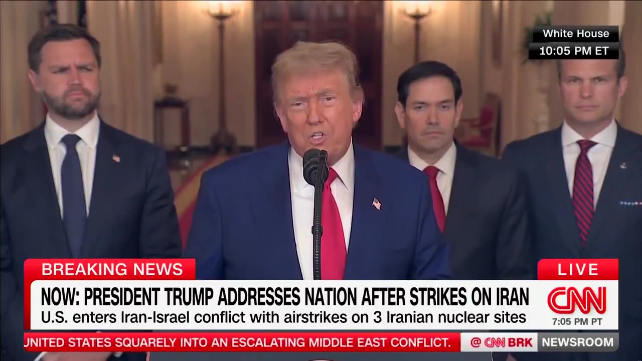 Trump Asks God To Watch Over US Military After Iran Strikes