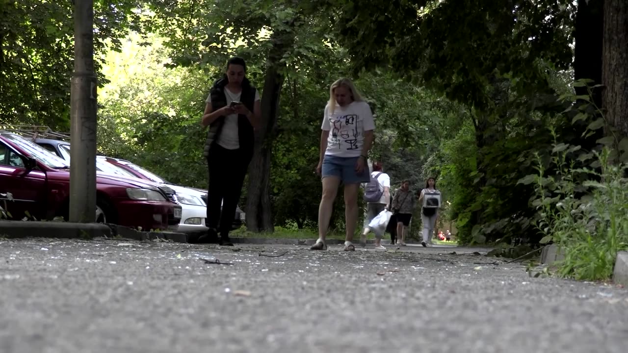 This dog's owners say he saved them from a Russian drone attack