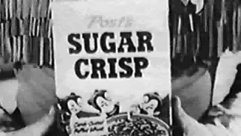 Commercial - Post Sugar Crisp w Roy Rogers & Dale Evans (B&W) (0.30)