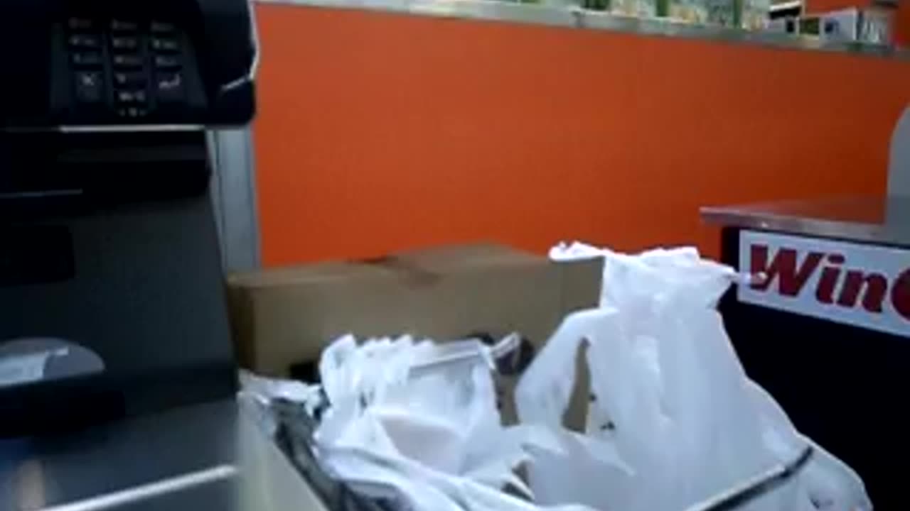 Sound of machine at checkout taking money, so loud!!!