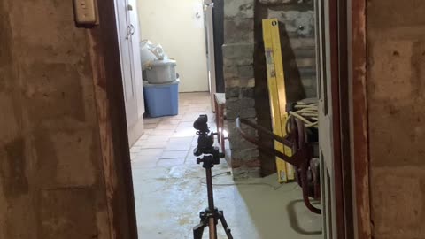 Replacing my old sewer pipes and starting on my fruit cellar