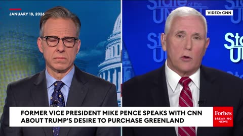 'We Have An Absolute National Security Interest' Mike Pence Defends Trump's Bid