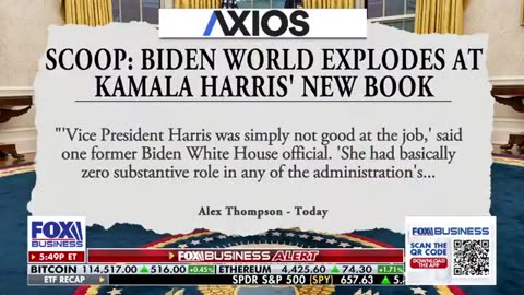 How Kamala Harris is 'throwing Biden OFF THE BUS'