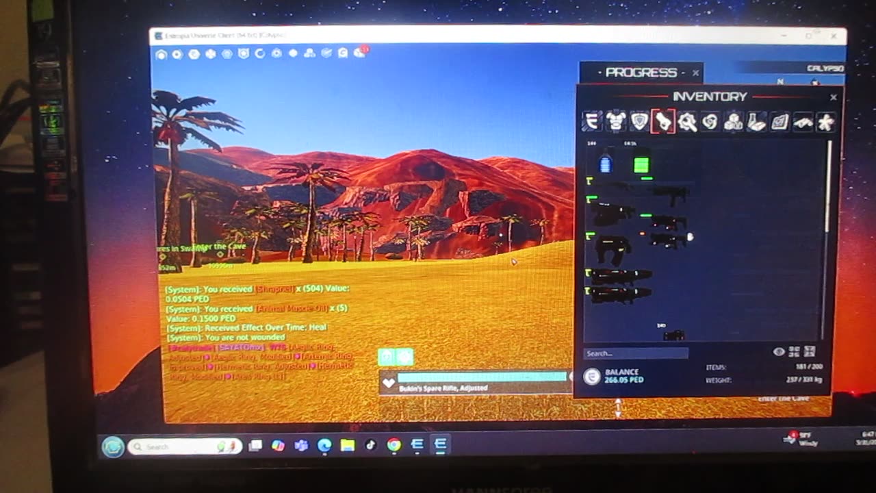 Entropia Universe: Hunting Bristlehogs and Atrax for Codex. 5/31/ 2025