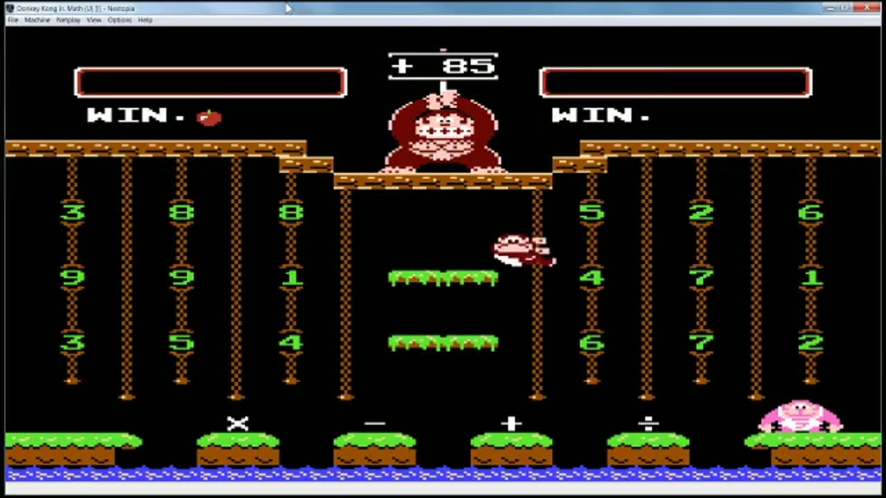 Donkey Kong Junior Math (NES)