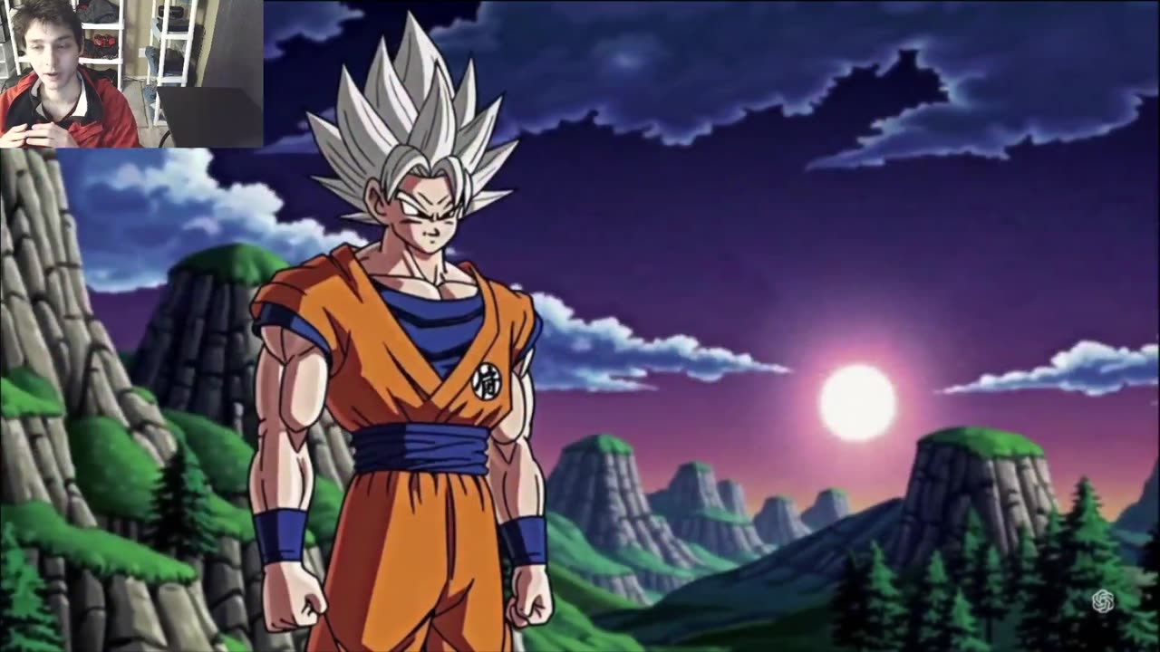Outtake #1,028 Of Fake Time Lapse 2D Animated Cartoon Video Of Goku Aging From 21 To 100 Years Old