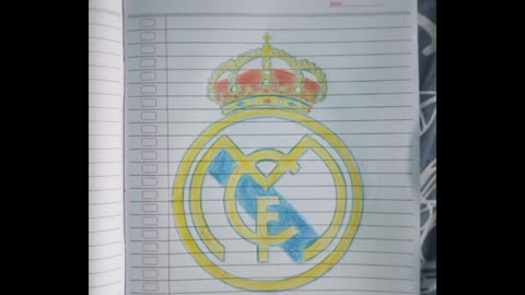 Drawing real Madrid logo