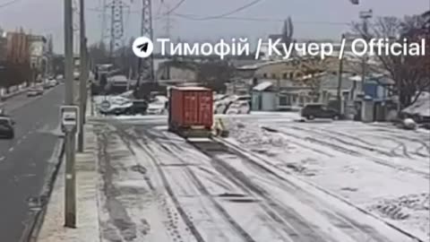 In Dnipro, "Shahed" caught on wires and exploded