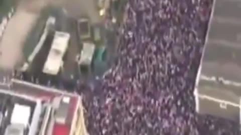Over THREE million patriots hit central London today
