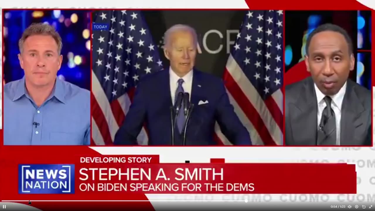 NEW: Stephen A. Smith ROASTS Joe Biden after speech
