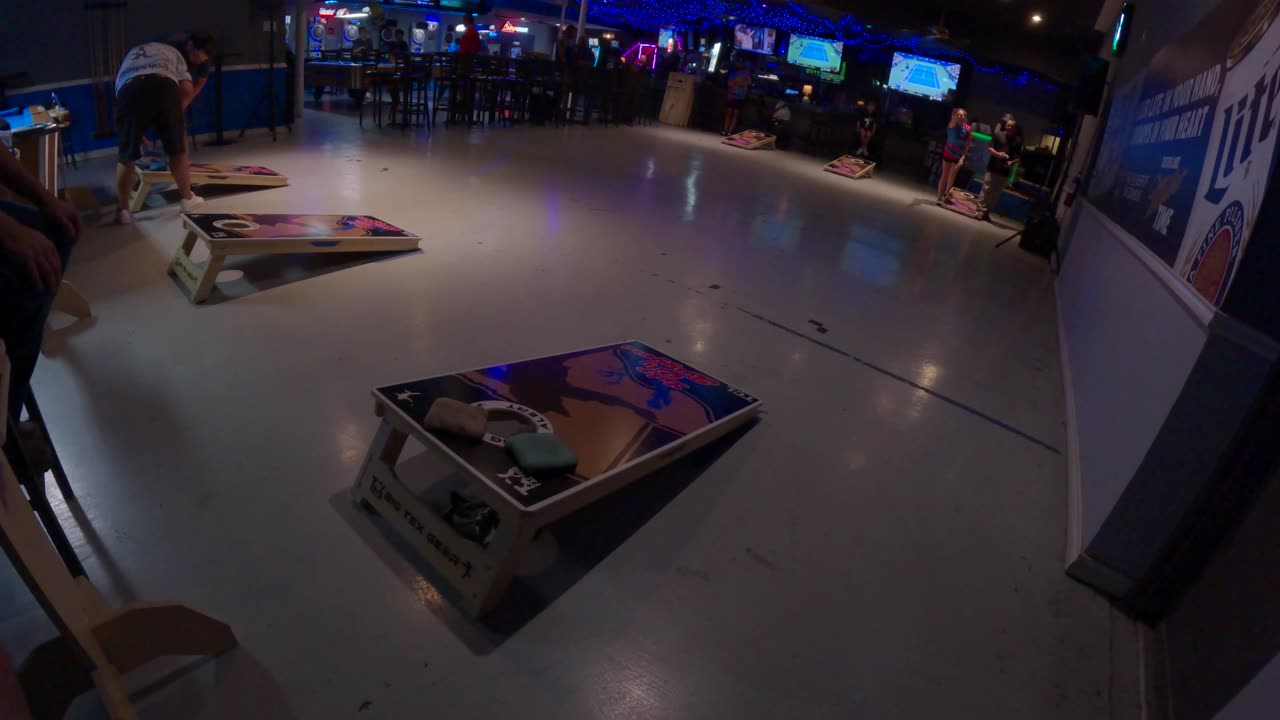 8.25.25 RIX Bar n Grill, TCL cornhole, A/B doubles - Match 4