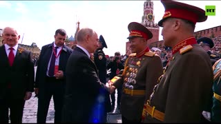 World War II Victory Day Parade on Moscow’s Red Square