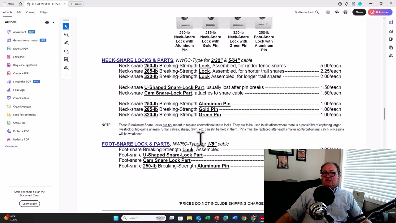 Pocatello Supply Depot, a look at their inventory for wildlife control