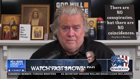 BANNON CONNECTS THE DOTS FROM EUROPE TO ISRAEL TO CHINA